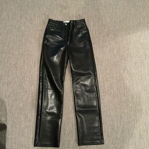 Aritzia Melina Wilfred leather pants. Size 2.